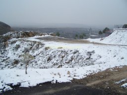 Ciudad de Mula con Nieve 2006